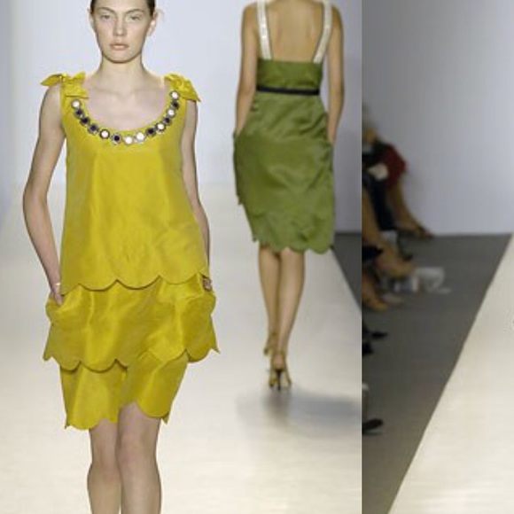 Lela Rose emerald green cocktail dress - Picture 3 of 3